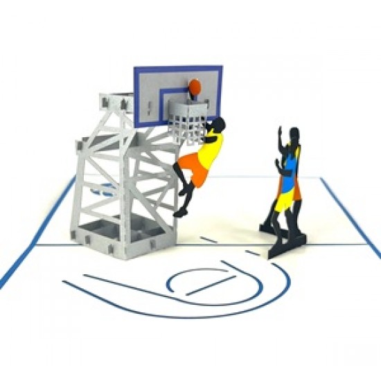 Handmade 3D Pop Up Card Basketball,Birthday, Anniversary, Father's Day, Graduation, Blank Greetings Handmade 3D Pop Up Card Basketball,Birthday, Anniversary, Father's Day, Graduation, Blank Greetings