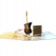 Handmade 3D Pop Up Card Guitar Birthday Anniversary Valentine's Day Father's Day Blank Card