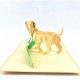 Handmade 3D Pop Up Card Labrador dog pet friend Birthday Father's Mother's Day Wedding Anniversary Valentine's Blank 