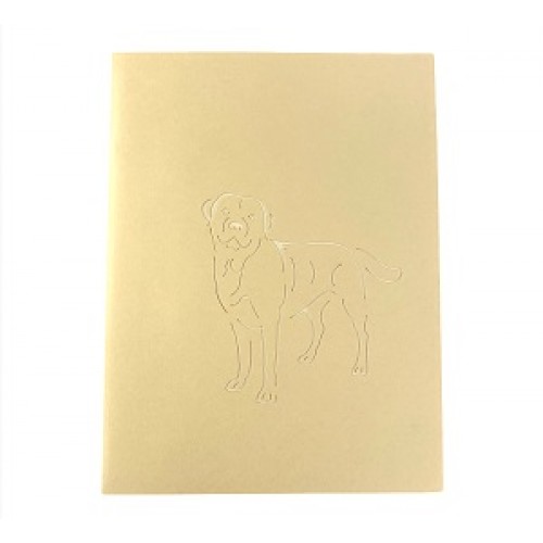 Handmade 3D Pop Up Card Labrador dog pet friend Birthday Father's Mother's Day Wedding Anniversary Valentine's Blank 