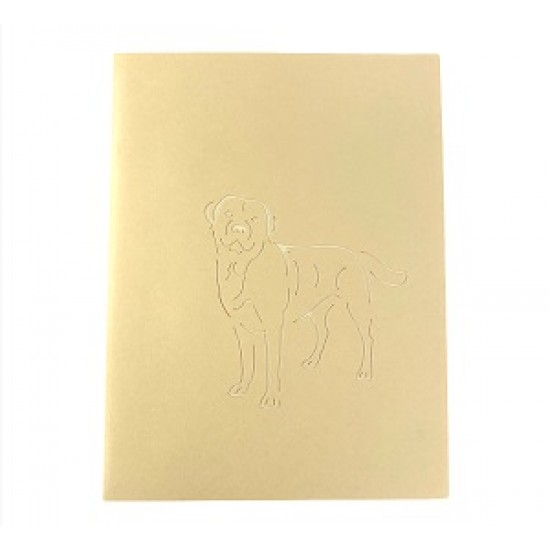Handmade 3D Pop Up Card Labrador dog pet friend Birthday Father's Mother's Day Wedding Anniversary Valentine's Blank 