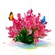 3D Pop Up Card Lilac Birthday Wedding Anniversary Teachers Day Valentine's Day Mothers Day New Home Get Well Thank you Blank Card