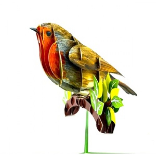 Handmade 3D Pop Up Card Robin, Birthday, Valentine’s Day, Wedding Anniversary, Christmas, Good Luck, Blank Card
