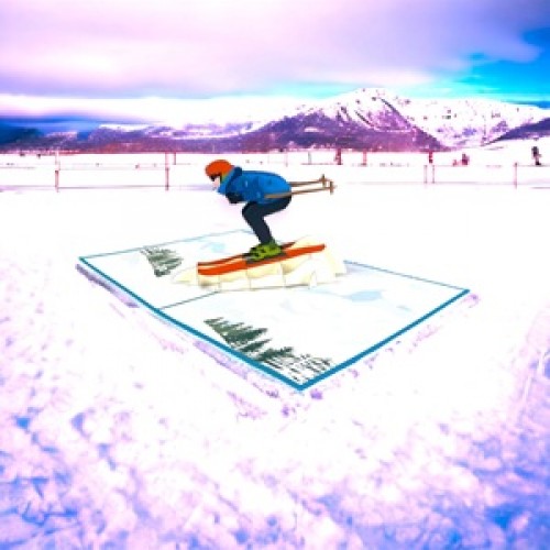 Handmade 3D Pop Up Card, Ski Sport, Birthday, Father's Day, Anniversary, Mother's Day, Valentine's Day, Holiday, Friendship, Love, Blank Card