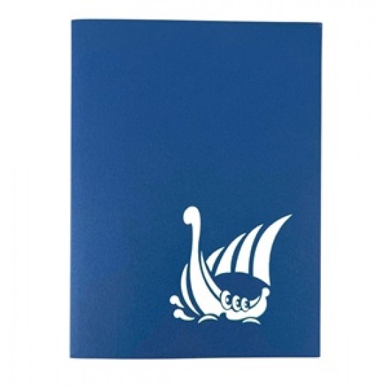 Handmade 3D Pop Up Card Viking Boat Birthday, Valentines, Wedding Anniversary, Father's Day, New Job, Moving, Leaving, Travel, Holiday, Blank Greetings Handmade 3D Pop Up Card Viking Boat Birthday, Valentines, Wedding Anniversary, Father's Day, New Job, Moving, Leaving, Travel, Holiday, Blank Greetings