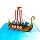 Handmade 3D Pop Up Card Viking Boat Birthday, Valentines, Wedding Anniversary, Father's Day, New Job, Moving, Leaving, Travel, Holiday, Blank Greetings Handmade 3D Pop Up Card Viking Boat Birthday, Valentines, Wedding Anniversary, Father's Day, New Job, Moving, Leaving, Travel, Holiday, Blank Greetings
