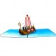 Handmade 3D Pop Up Card Viking Boat Birthday, Valentines, Wedding Anniversary, Father's Day, New Job, Moving, Leaving, Travel, Holiday, Blank Greetings Handmade 3D Pop Up Card Viking Boat Birthday, Valentines, Wedding Anniversary, Father's Day, New Job, Moving, Leaving, Travel, Holiday, Blank Greetings