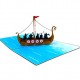 Handmade 3D Pop Up Card Viking Boat Birthday, Valentines, Wedding Anniversary, Father's Day, New Job, Moving, Leaving, Travel, Holiday, Blank Greetings Handmade 3D Pop Up Card Viking Boat Birthday, Valentines, Wedding Anniversary, Father's Day, New Job, Moving, Leaving, Travel, Holiday, Blank Greetings