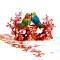 Handmade 3D Pop Up Card Budgie Love Bird Birthday, Valentines, Mothers Day, Wedding Anniversary, New Home, New Pet, Blank