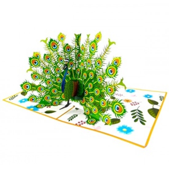 Handmade 3D Pop Up Card Peacock Birthday Valentine's Day Mother's Day Wedding Anniversary Hen Party Bridal Shower New Home Good Luck Blank Celebrations Card Handmade 3D Pop Up Card Peacock Birthday Valentine's Day Mother's Day Wedding Anniversary Hen Party Bridal Shower New Home Good Luck Blank Celebrations Card