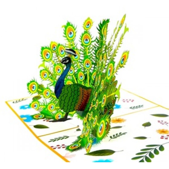 Handmade 3D Pop Up Card Peacock Birthday Valentine's Day Mother's Day Wedding Anniversary Hen Party Bridal Shower New Home Good Luck Blank Celebrations Card Handmade 3D Pop Up Card Peacock Birthday Valentine's Day Mother's Day Wedding Anniversary Hen Party Bridal Shower New Home Good Luck Blank Celebrations Card