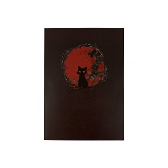 3D Pop Up Card Handmade Black Cat Rose Gothic Birthday Halloween Blank Greetings 3D Pop Up Card Handmade Black Cat Rose Gothic Birthday Halloween Blank Greetings