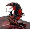 3D Pop Up Card Handmade Black Cat Rose Gothic Birthday Halloween Blank Greetings 