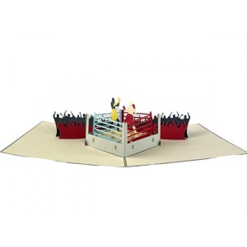 Handmade 3D Pop Up Card Boxing Birthday Father's Day Wedding Anniversary Valentine's Day blank friendship love card