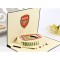 Handmade 3D Pop Up Card Arsenal Football Club Emirates Stadium Happy Birthday Valentines Day Father's Day Wedding Anniversary Graduation Thank you Retirement Love Friendship Handmade 3D Pop Up Card Arsenal Football Club Emirates Stadium Happy Birthday Valentines Day Father's Day Wedding Anniversary Graduation Thank you Retirement Love Friendship