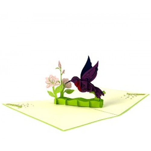 Handmade 3d Pop Up Birthday Card Bird Flower Graduation Wedding Anniversary Valentines Mother's Day Father's Day Greeting Home Housewarming