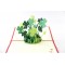 Handmade 3d Pop Up Card Four Leaf Clover Birthday Graduation St Patrick Day Wedding Anniversary Valentines Day Father's Day Mother's Day Baby Birth Shower Gift Handmade 3d Pop Up Card Four Leaf Clover Birthday Graduation St Patrick Day Wedding Anniversary Valentines Day Father's Day Mother's Day Baby Birth Shower Gift