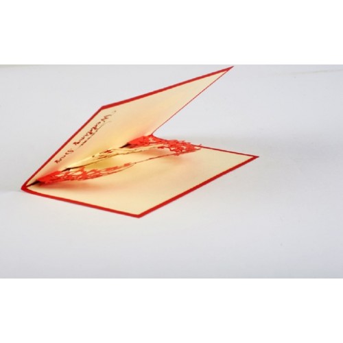 Handmade 3d Pop Up Popup Card Wedding Gift Anniversary Big Day Party Invitation Engagement Hen Party Marriage Proposal Valentines Card Her