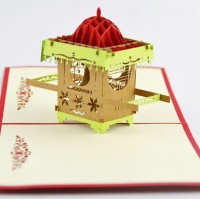 Handmade 3d Pop Up Card Ancient Chinese Big Day Red Bridal Sedan Chair Double Happiness Birthday,wedding Anniversary,valentines Day Love