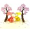 Handmade 3D Pop Up Card Two Rabbits Love Sakura Tree, Birthday, Wedding Anniversary, Engagement, Big Day, Valentine's Day, Congratulations, Blank Card Handmade 3D Pop Up Card Two Rabbits Love Sakura Tree, Birthday, Wedding Anniversary, Engagement, Big Day, Valentine's Day, Congratulations, Blank Card