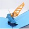 Handmade 3D Pop Up Card Windsurfing Summer Water Sport Birthday Father's Day Wedding Anniversary Valentine's Day Outdoor Invitation Handmade 3D Pop Up Card Windsurfing Summer Water Sport Birthday Father's Day Wedding Anniversary Valentine's Day Outdoor Invitation