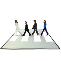 Handmade 3D Pop Up Card Beatles Abbey Road Band Music Van Legend Birthday Wedding Anniversary Valentine's Day Father's Day Mother's Day Graduation Celebrations Card