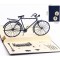 Handmade 3D Pop Up Card Vintage Blue Bicycle Birthday Father's Day Mother's Day Easter School Enrolment Graduation Wedding Anniversary Him Handmade 3D Pop Up Card Vintage Blue Bicycle Birthday Father's Day Mother's Day Easter School Enrolment Graduation Wedding Anniversary Him